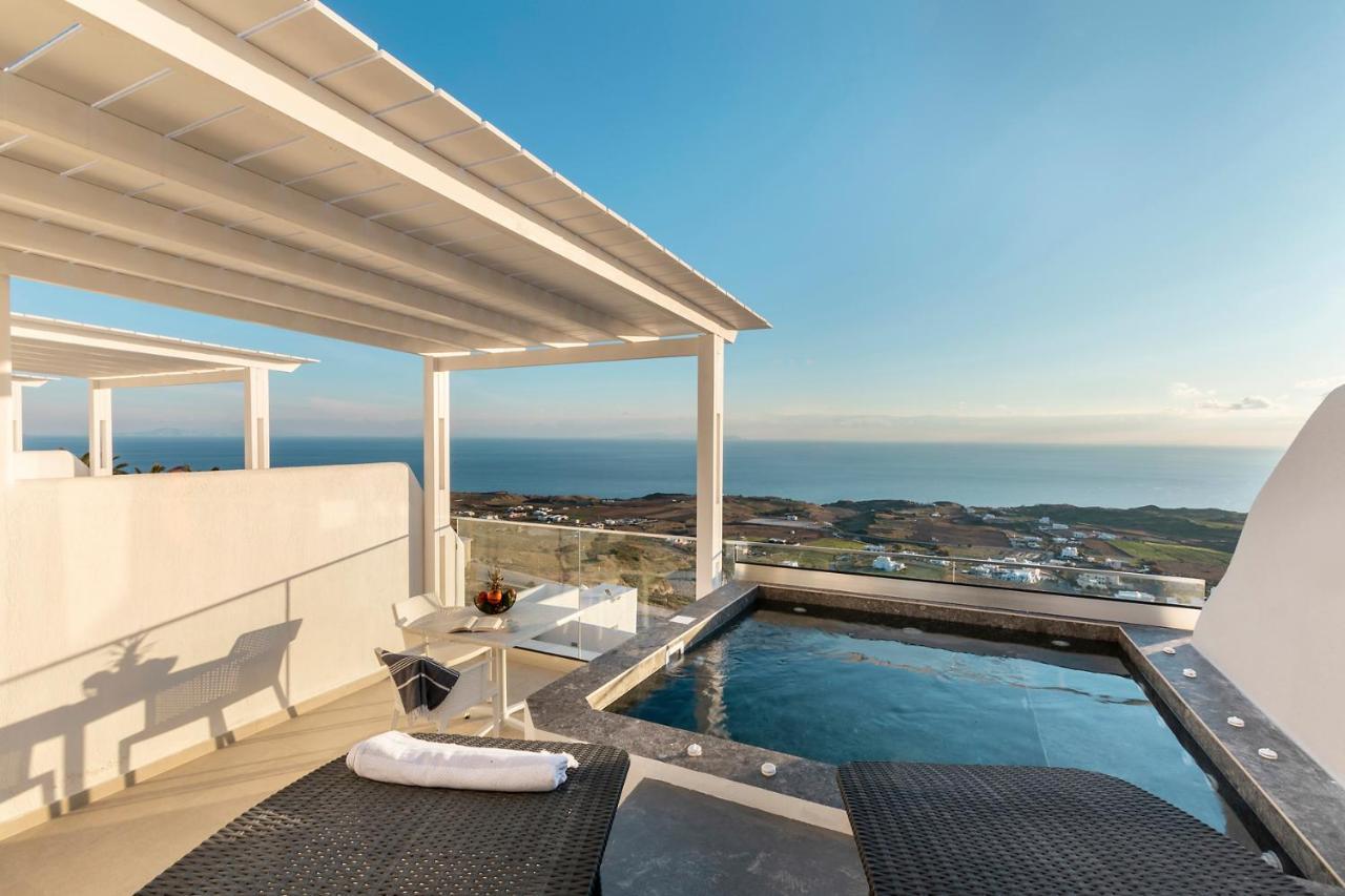 La Estrella 4 Suites With Sea View & 4 Prive Hot Tub Vourvoúlos Exteriér fotografie