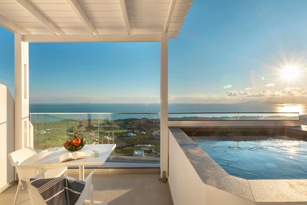 La Estrella 4 Suites With Sea View & 4 Prive Hot Tub Vourvoúlos Exteriér fotografie