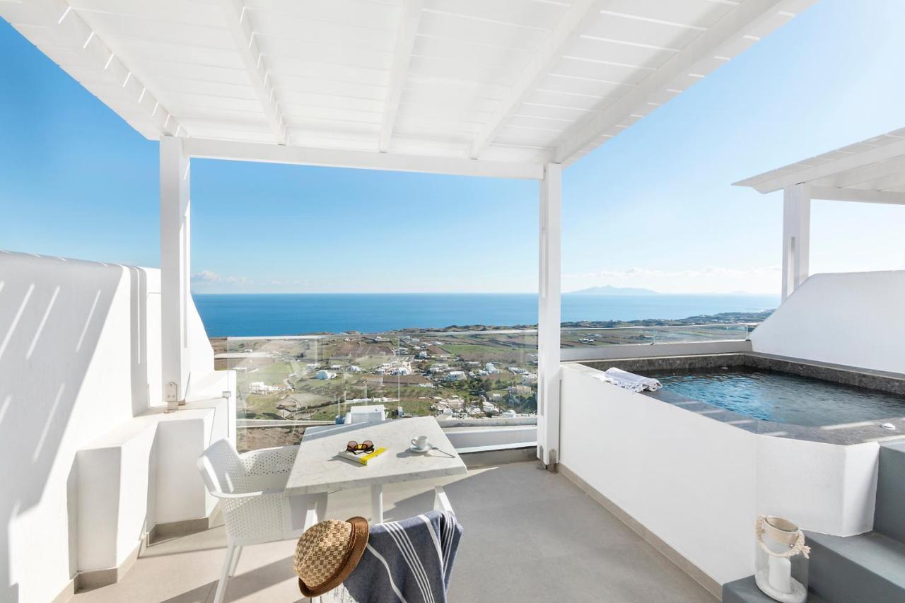 La Estrella 4 Suites With Sea View & 4 Prive Hot Tub Vourvoúlos Exteriér fotografie